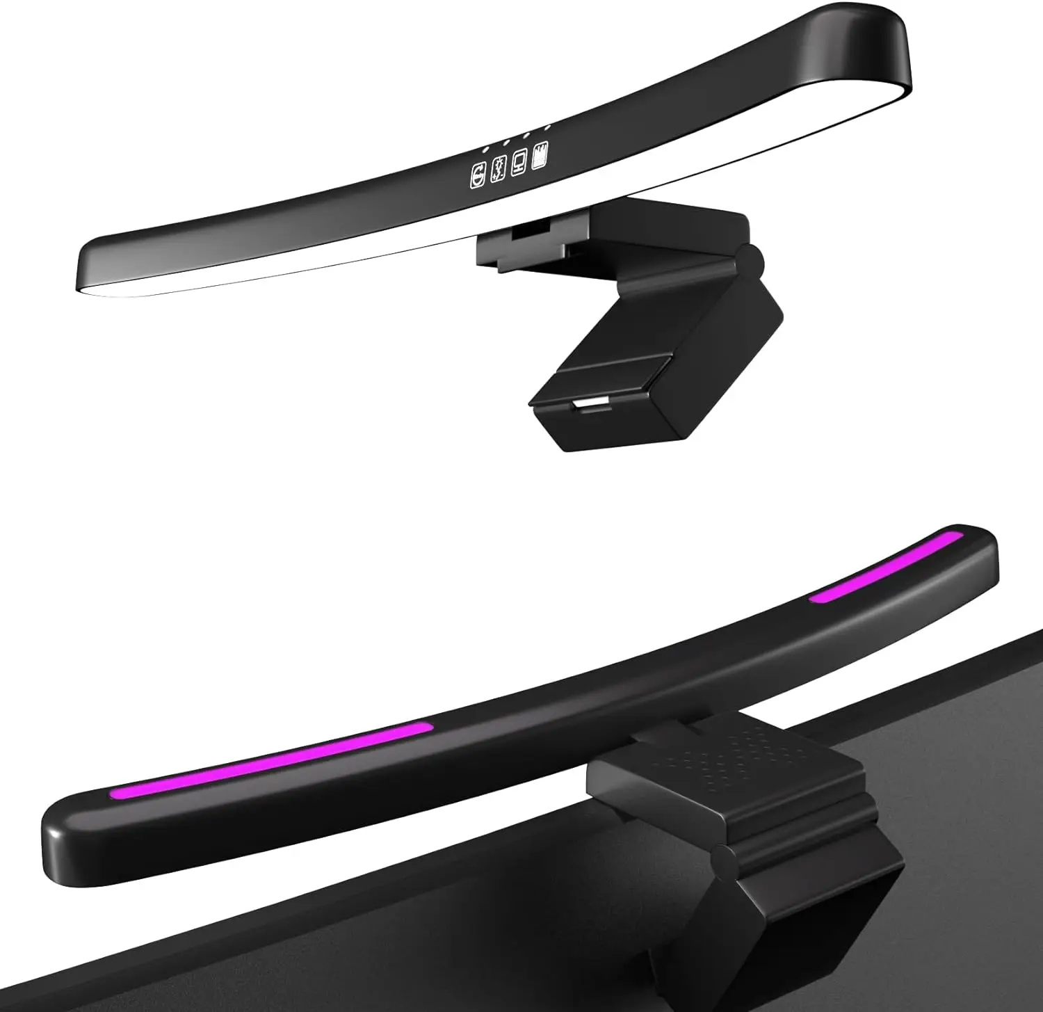 Gaming Accessories Bedroom - Световая панель монитора, изогнутая с RGB-подсветкой,