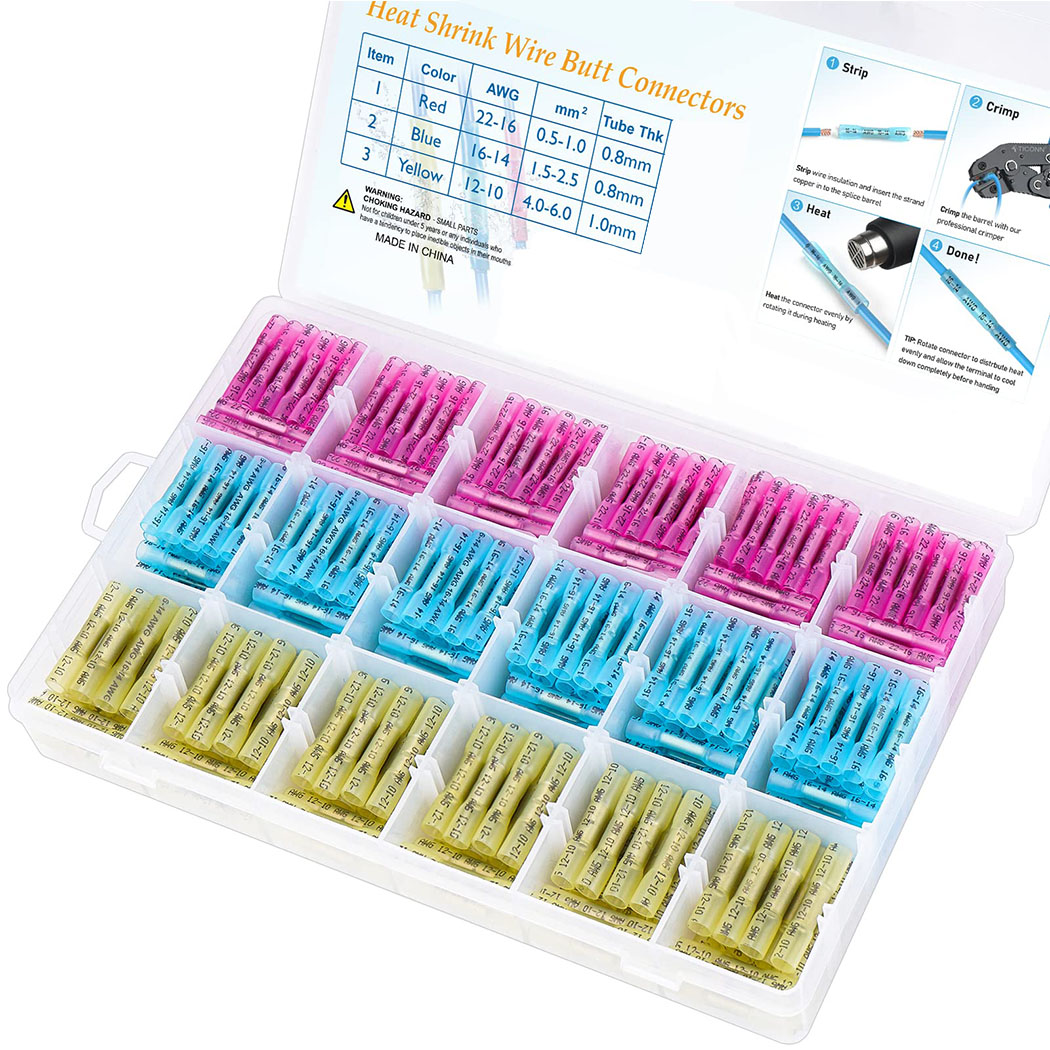 Sleeved Cable Kit - 50 шт., комплект термоусадочных клемм для
