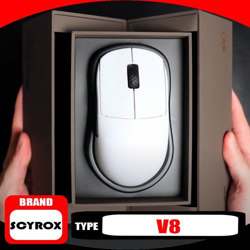 Gaming Hand Accessories - Беспроводная мышь Scyrox V8, легкая (36
