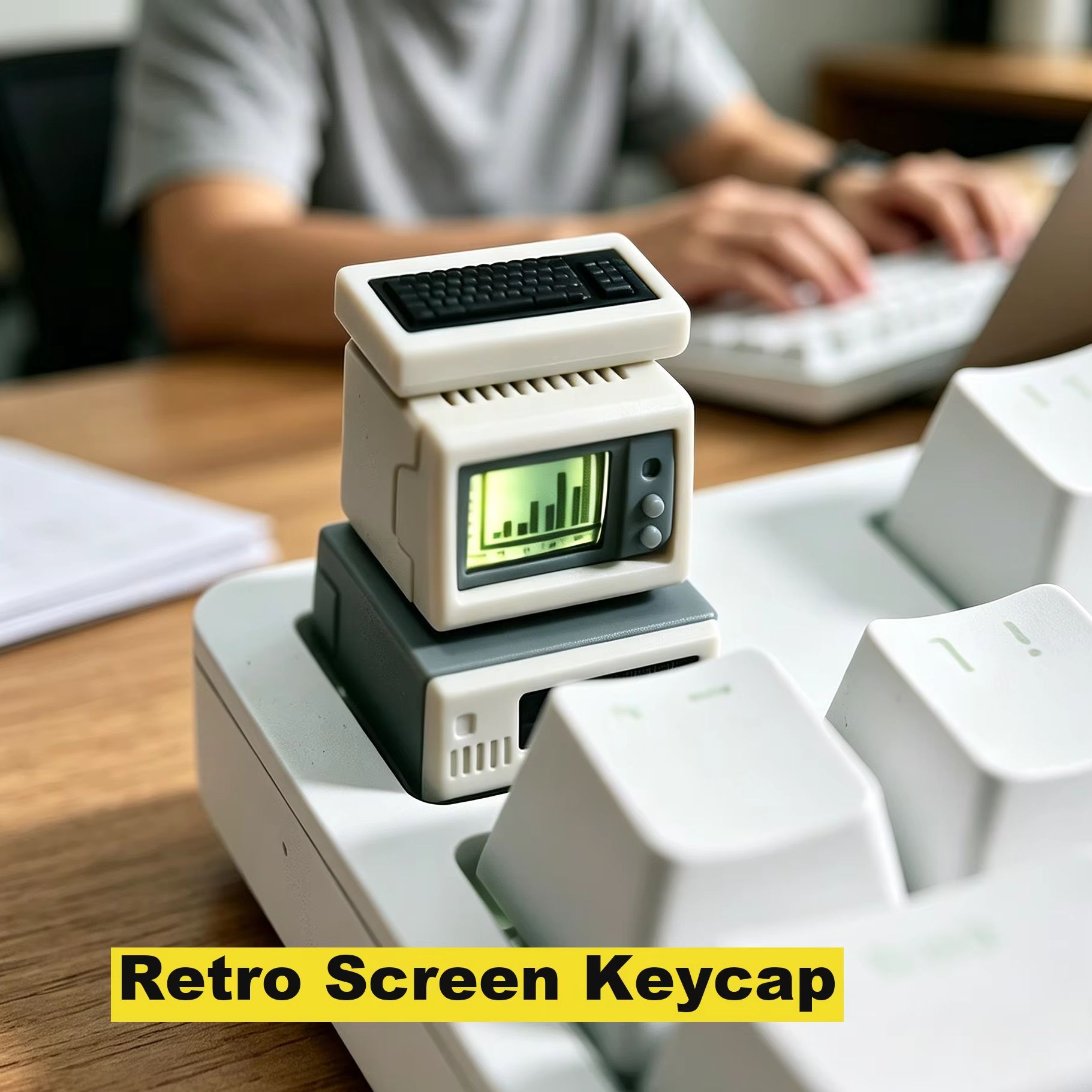 Gaming Accessories Retro - Ретро-клавиатура с подсветкой, кастомные компоненты для