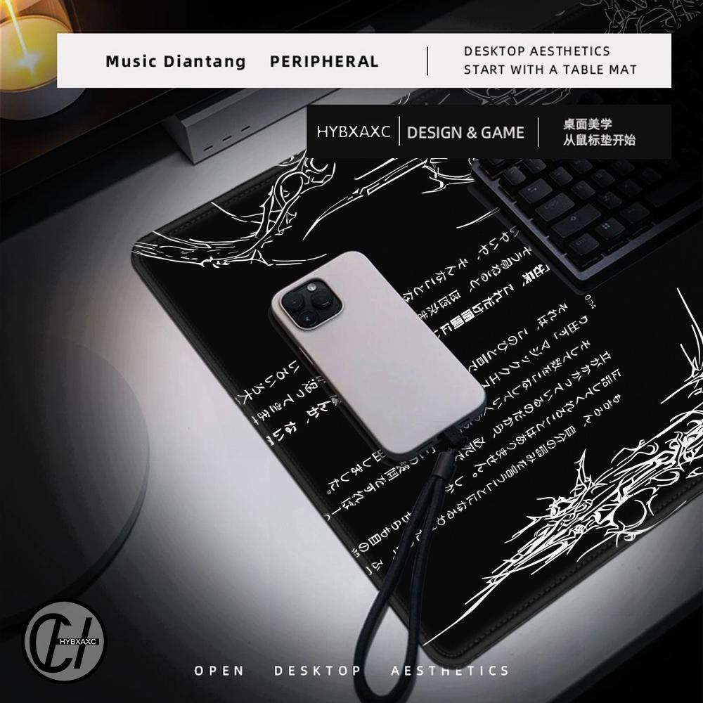 Черно-белый киберготический ко – обзор и цена Gaming Mouse Pad Xl