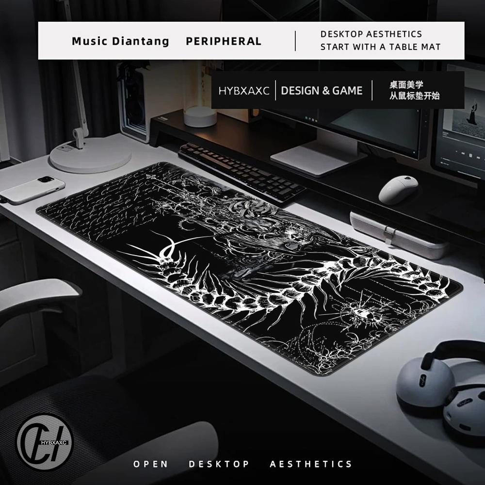 Черно-белый киберготический ко – обзор и цена Gaming Mouse Pad Xl