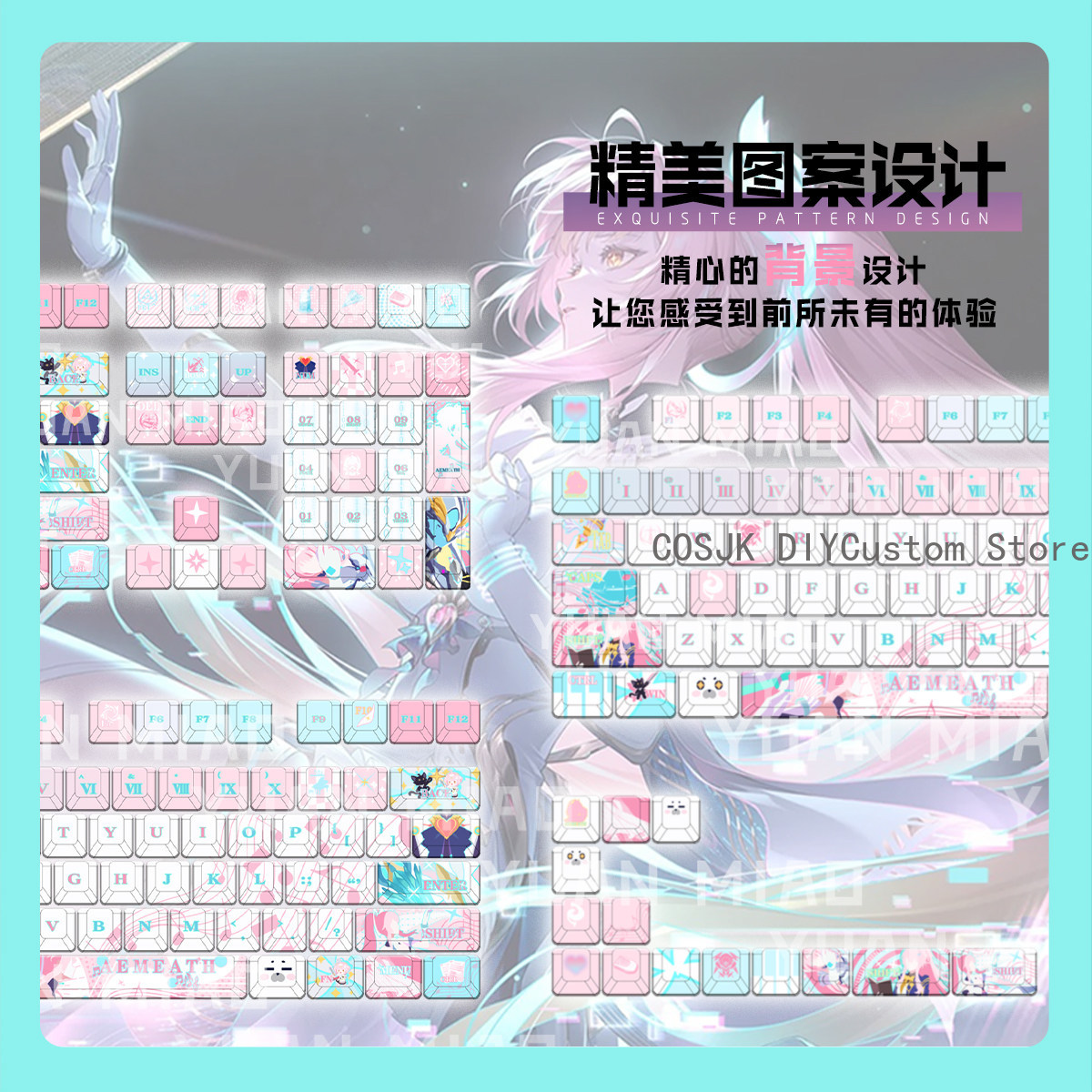 Комплект из 122 аниме-кейкапов – обзор и цена Gaming Accessories Computer