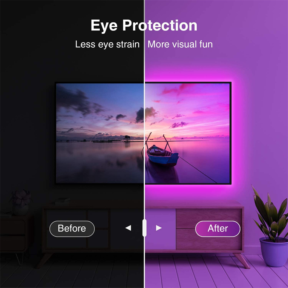 RGB5050 ТВ светодиодная подсве – обзор и цена Gaming Accessories Bedroom