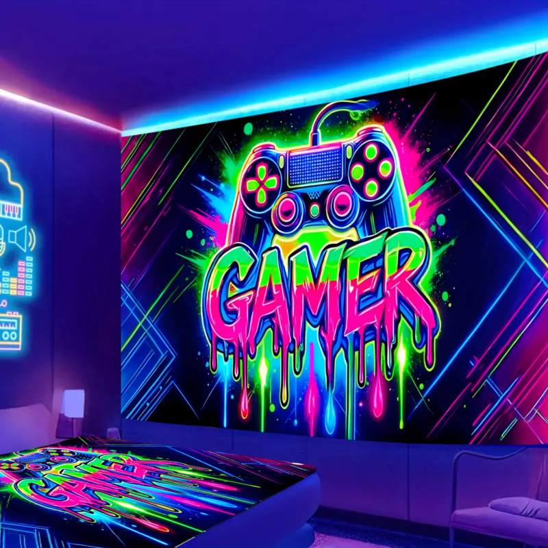 Гобелен VIKAMA Neon Gaming Con – обзор и цена Gaming Hand Accessories
